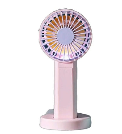 Mini Handheld Fans with Lithium Battery, USB Powered Personal Fan, Small Fan with Night Light. Portable Fan Mini Portable Air Conditioner