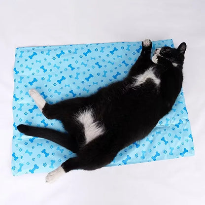 Self-Cooling Mat for Dogs and Cats, Pets, for Sofa, Bed or Car, Washable Mat for Pets, Small, Medium and Large Animals, for Summer