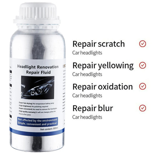 Headlight Coating Car Headlight Repair Fluid Car Light Polishing Set Headlight Atomization Cup Set of Heating Distillation