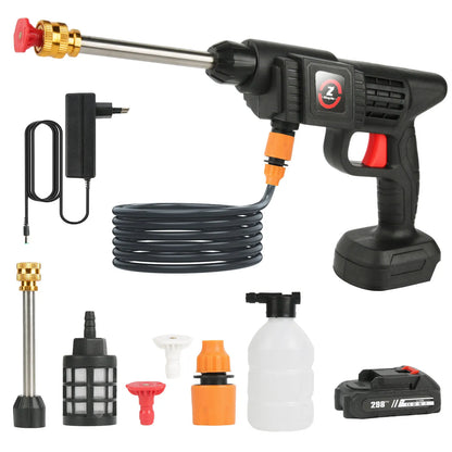 100Bar High Pressure Spray Car Washer Gun Cordless Rechargeable Washing Gun Powerful Car Cleaning Machine for Makita Battery Pin