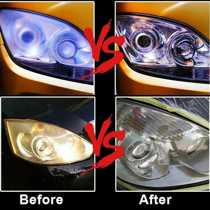 Car Headlight Polishing Kit Headlights Restoration Liquid Polymer Car Headlamp Renovation Repair Clean Kit Automobile Tool