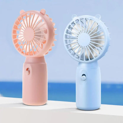 Handheld Mini Fan, Portable Summer Fan, Battery-Powered Pocket Fan, Air Cooling Effect, Mini Cooling Fan with Silent Design, Ideal for Travel, Camping, and Outdoor Activities. (15X7Cm, Random Color)