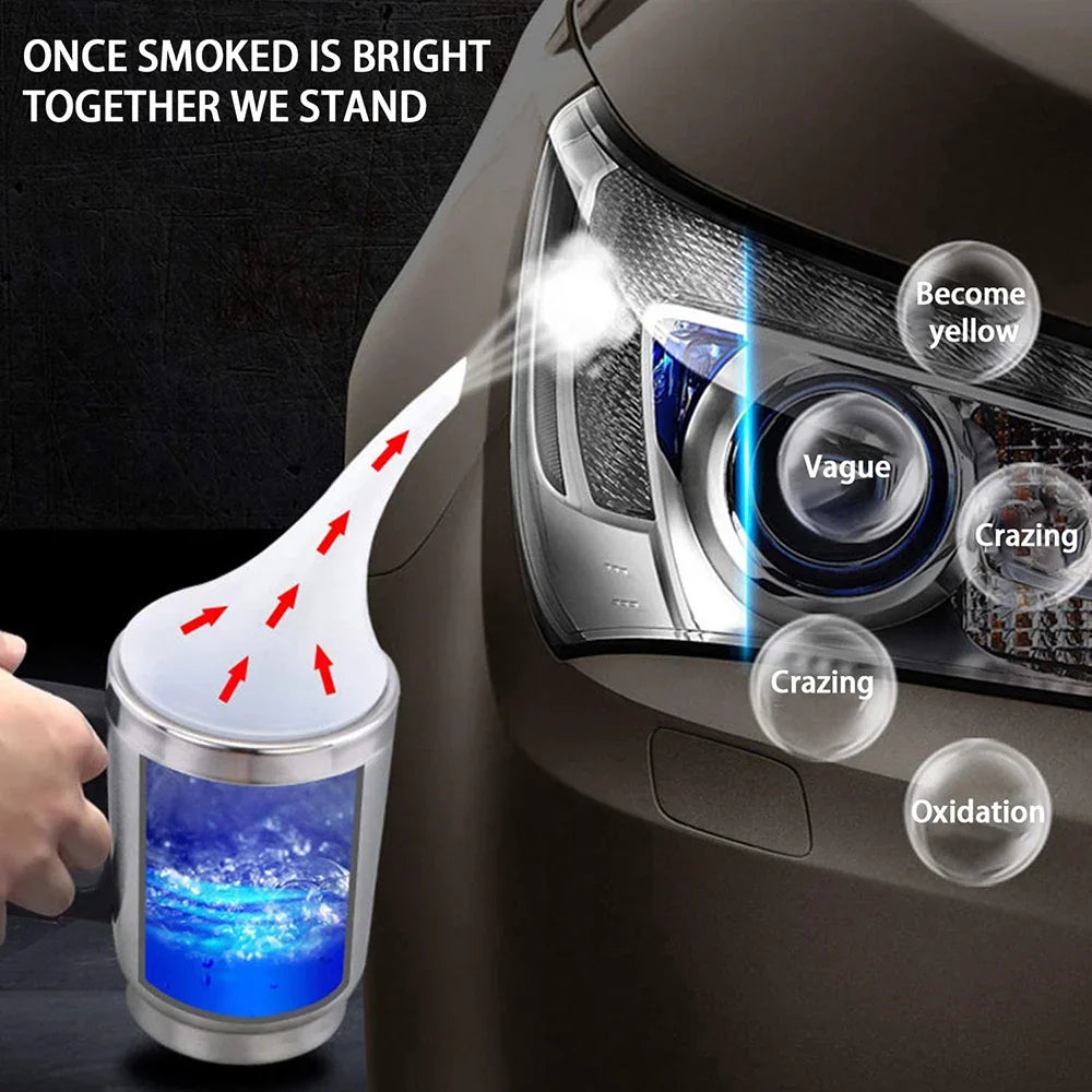 Car Headlight Polishing Kit Headlights Restoration Liquid Polymer Car Headlamp Renovation Repair Clean Kit Automobile Tool