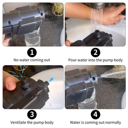 100Bar High Pressure Spray Car Washer Gun Cordless Rechargeable Washing Gun Powerful Car Cleaning Machine for Makita Battery Pin