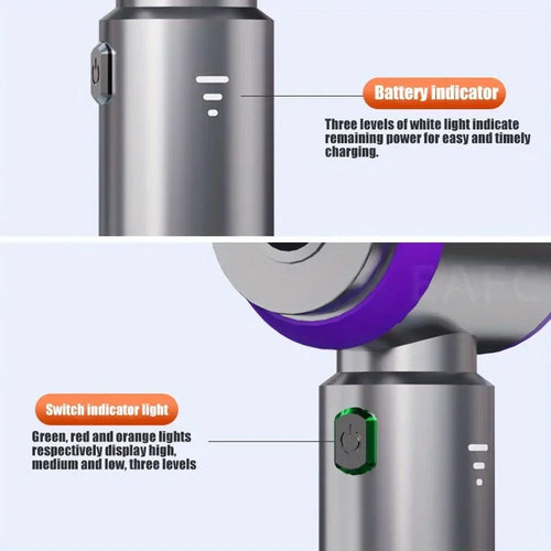 Aspiradora de coche mejorada, potente succión húmeda/seca de 6000mAh, 70dB, carga tipo C de poco ruido para limpieza del hogar/coche, soplador portátil