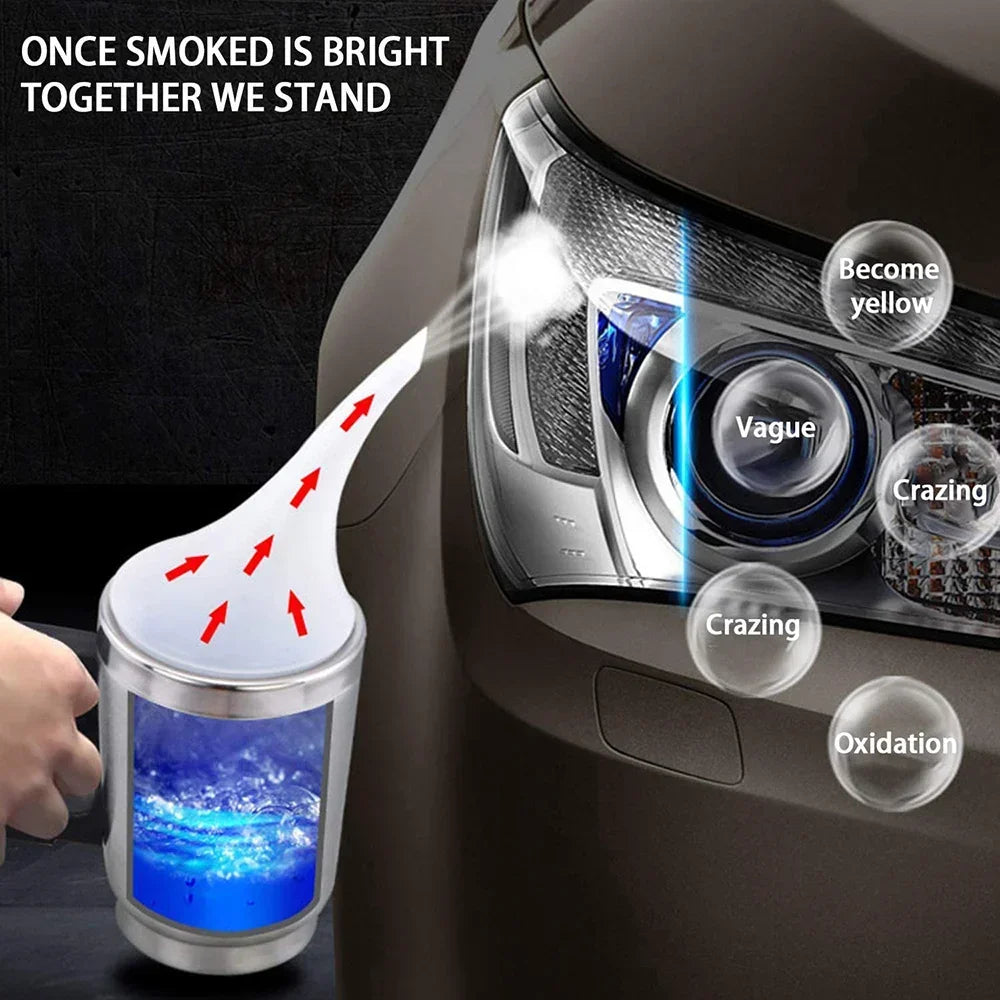 Car Headlight Polish Restoration Kit Car Headlight Repair Renovation Kit Headlamp Liquid Polymer Auto Tool Set